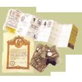Pilgrim card to Compostela